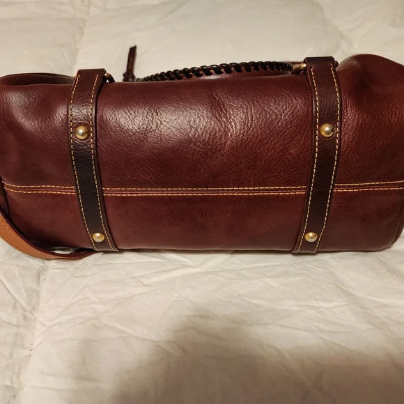 Dooney & Bourke Florentine Satchel - Chestnut - Picture 3 of 14